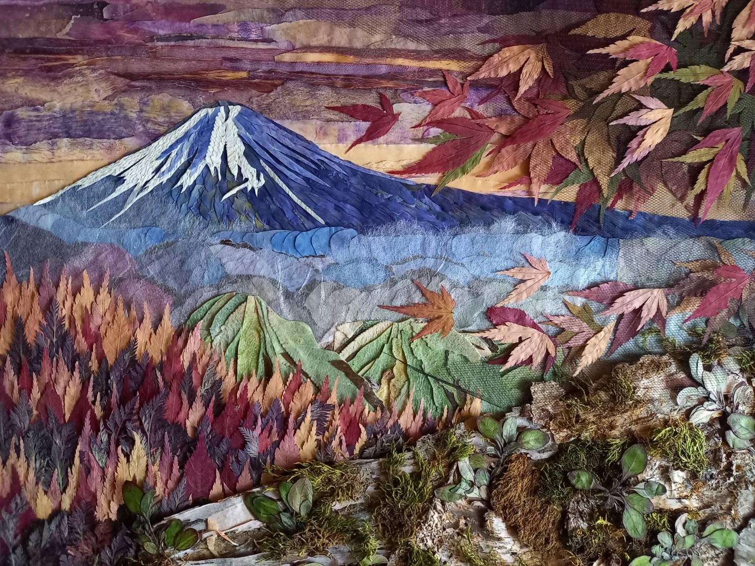 三つ峠から望む富士山