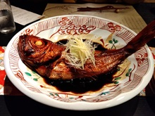 夕食 煮物 金目鯛